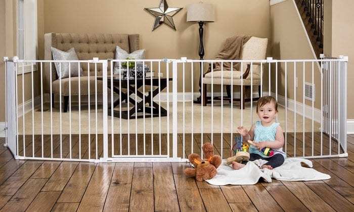 96 inch retractable baby gate